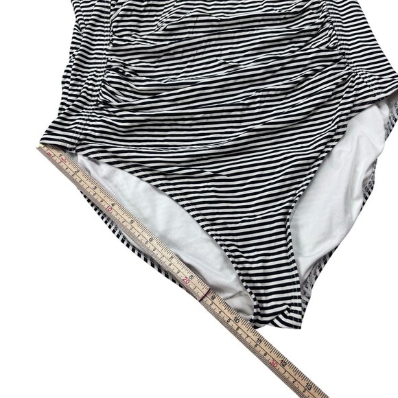 Niptuck Swim Striped One-Piece Swimsuit Multi-Fit Cup Womens Size US 8 - Picture 9 of 9